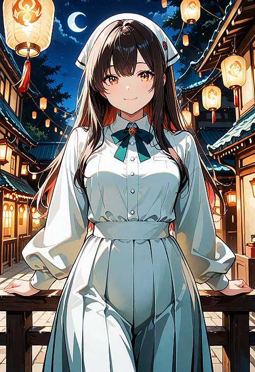 古代贵族小姐的服饰