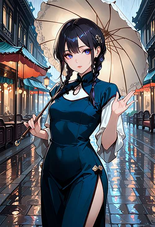夜星空之下